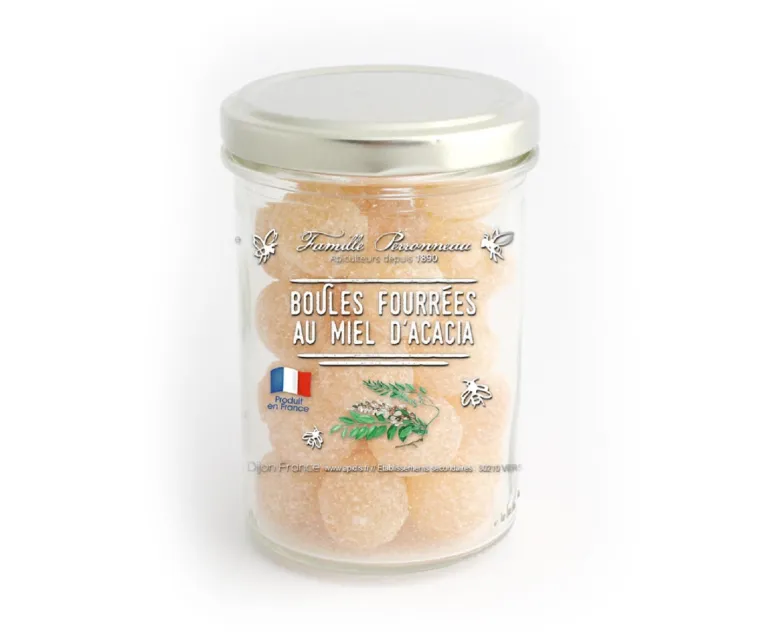 Bonbons boules fourrés au miel d'acacia 150g