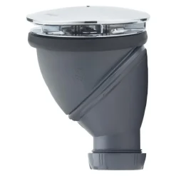 Bonde de douche James Ø90mm avec dôme chromé sortie Ø40mm
