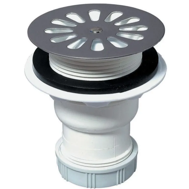 Bonde de douche Ø60mm sortie verticale WIRQUIN