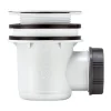 Bonde de douche Tourbillon Ø60mm grille ABS chromé WIRQUIN