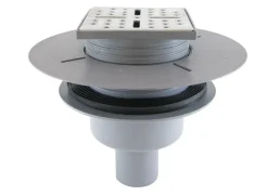 Bonde vertical pour receveur à carreler