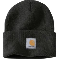 Bonnet Watch tricoté maille double noir CARHARTT