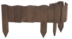 Bordure enroulable vague en pin 1,10m