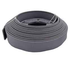 Bordure PE recyclée Gazon H5cm épaisseur 4mm Gris X10M