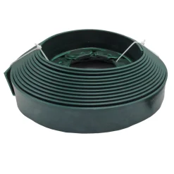 Bordure PE recyclée Gazon H5cm épaisseur 4mm Vert X10M