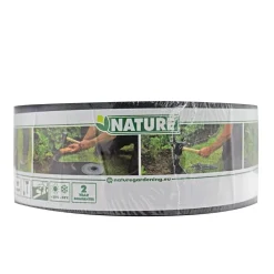 Bordure PE recyclée 10M H7.5 épaisseur 3mm NOIR