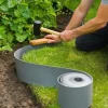 Bordure PE recyclée 10M H7.5 épaisseur 3mm Gris