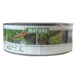 Bordure PE recyclée 10M H7.5 épaisseur 3mm Gris