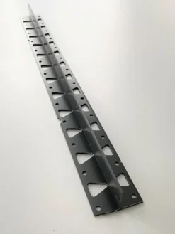 Bordure Tcourb' PVC gris anthracite 30mm 2m