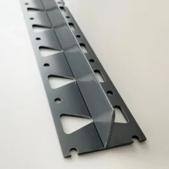 Bordure Tcourb' PVC gris anthracite 30mm 2m