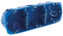 Boîte encastrement triple multimatériaux 67x40mm entraxe 71