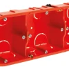 Boîte triple Ø71mm pour cloison sèche/placo