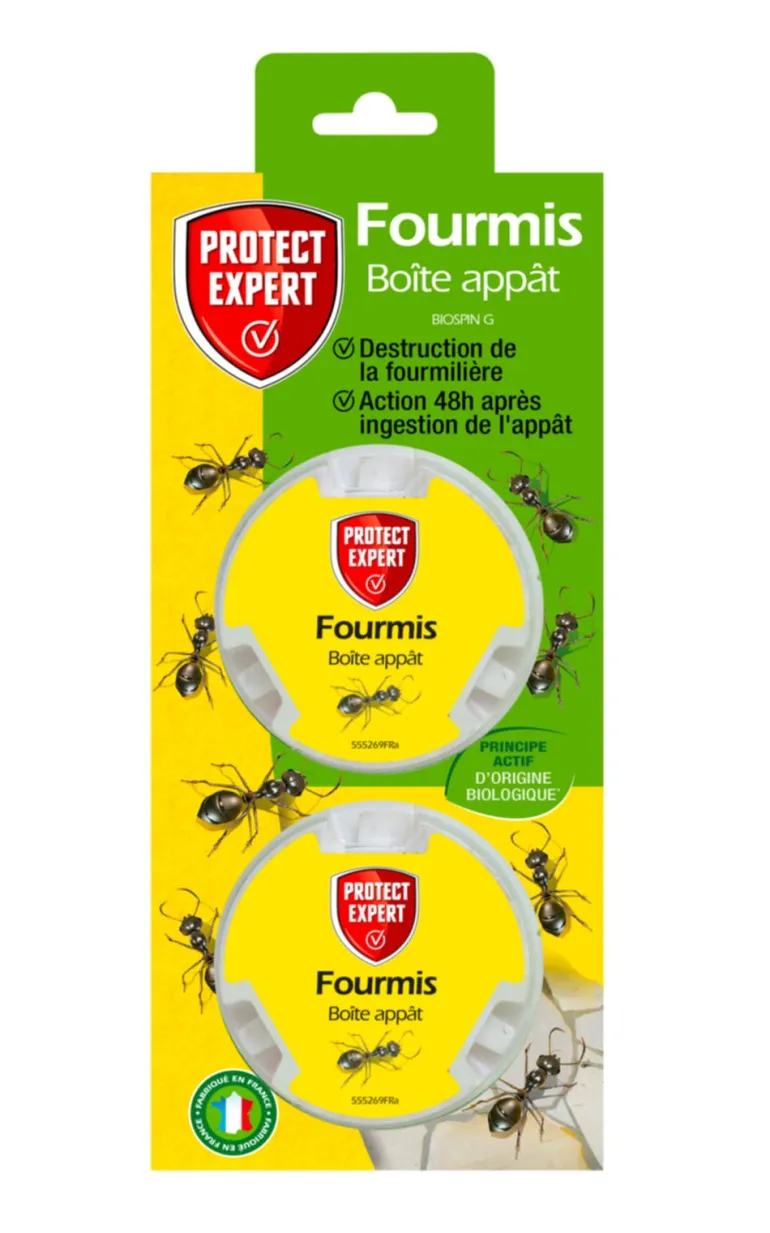 Boîte appât gel anti-fourmis 2x10g PROTECT EXPERT