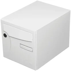 Boîte aux lettres Animation 1 porte blanc