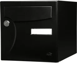 Boîte aux lettres Animation 1 porte noir