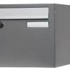 Boîte aux lettres Planète 1 porte gris moucheté