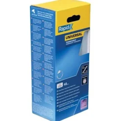 Boîte de 48 bâtons de colle transparents Ø12 x 190mm RAPID
