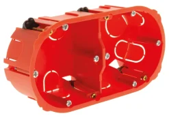 Boîte double entraxe Ø71mm prof.40 placo