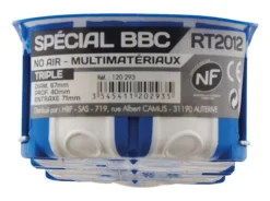 Boîte encastrement triple no air multimatériaux 67x40 mm
