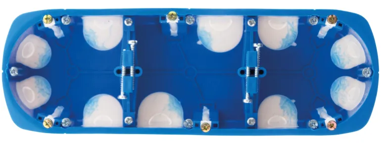 Boîte encastrement triple no air multimatériaux 67x40 mm