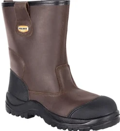 Bottes dé sécurité fourrées en cuir Snow S3