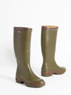 Bottes Parcours 2 vert kaki AIGLE