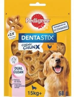 Bouchée pour chien moyen/grand Dentastix chewy chunx 68g