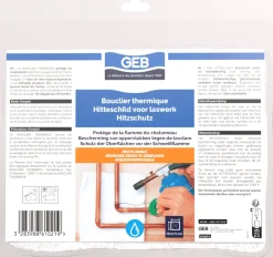 Bouclier thermique fibre de verre haute température brasage