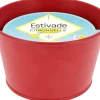 Bougie parfumée seau Ø120 mm Pool party - Coloris au choix