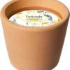 Bougie pot terracotta à la citronnelle petit modèle