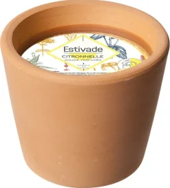 Bougie pot terracotta à la citronnelle petit modèle