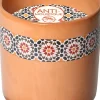 Bougie pot terracotta au géraniol grand modèle Essaouira