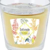 Bougie verre 3 mèches à la citronnelle
