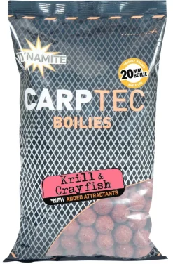 Bouillettes carptec 20mm krill crayfish 900g DYNAMITE BAITS