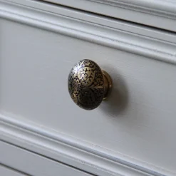 Bouton bombe Ø32 mm en laiton x2