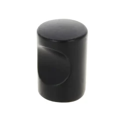 Bouton index Ø18 mm en aluminium noir mat x2