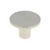 Bouton Ø25 mm en zamak nickel mat x2