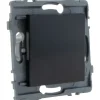 Bouton poussoir Kouro nu noir ZENITECH