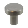 Bouton rond plat en inox Ø20 mm x2
