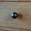 Bouton sphère Ø33 mm impact en aluminium laitonné vieilli x2