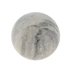 Bouton sphère Ø32 mm marbré gris x2