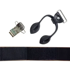 Bretelles à bouton 3 en 1 adaptables noir SOLIDUR