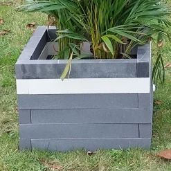 Brique de jardinière 500x50x90 mm noir