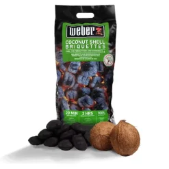 Briquettes de noix de coco sac de 8 kg WEBER