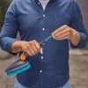 Brosse de lavage à main M dure réglable Cleansystem GARDENA