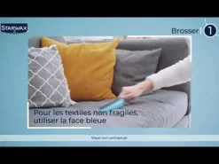 Brosse en caoutchouc spéciale textile STARWAX