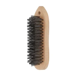 Brosse main, forme violon, manche bois/acier NORTON