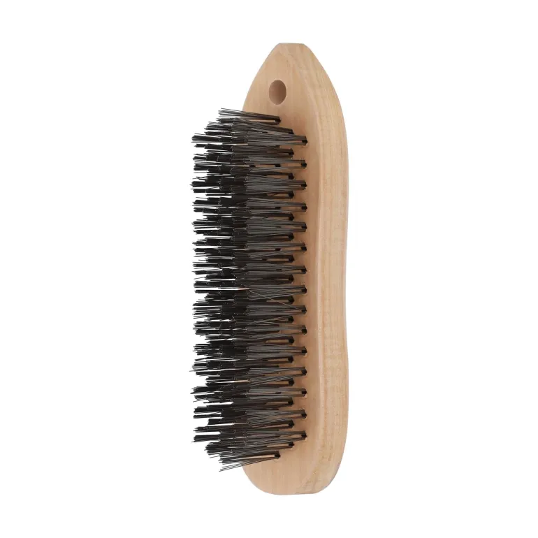 Brosse main, forme violon, manche bois/acier NORTON