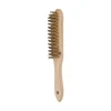 Brosse main, manche bois 290x45 mm, bois/laiton NORTON