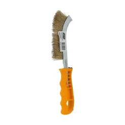 Brosse main, manche plastique jaune 260x40mm NORTON